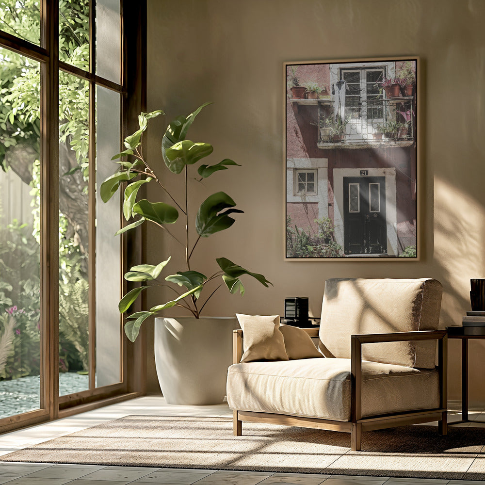 Charming Balcony Scene | Poster