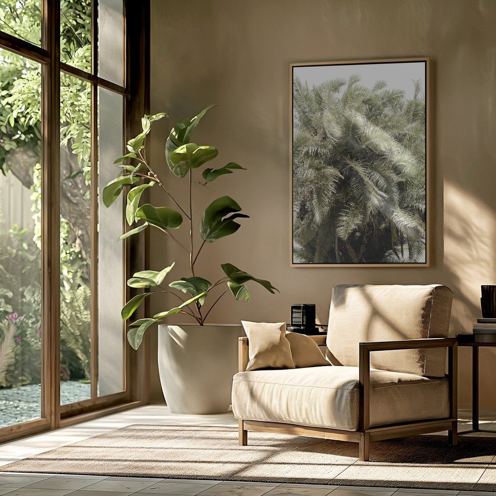 Verdant Palm Waves | Poster