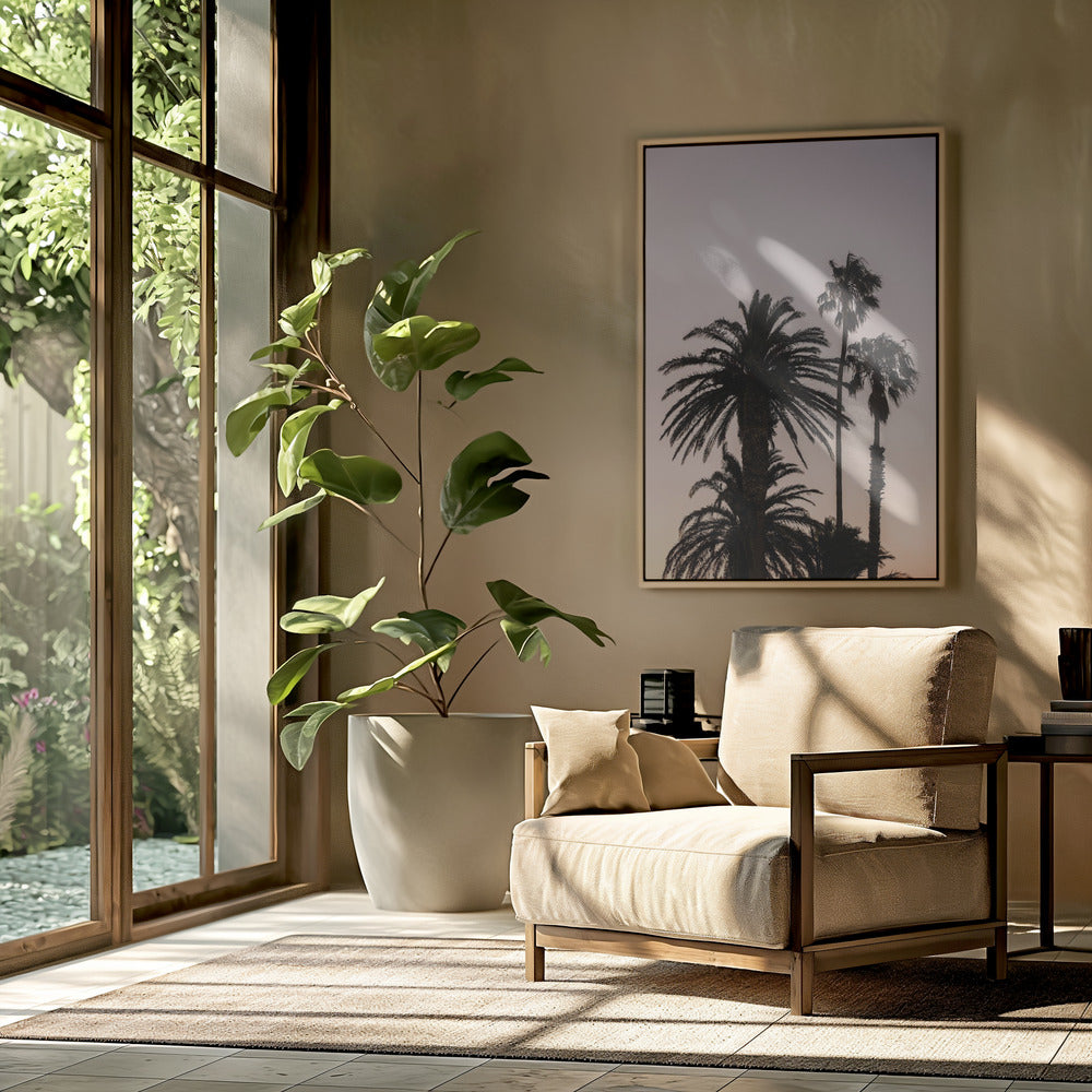 Silhouette of Palm Trees | Poster