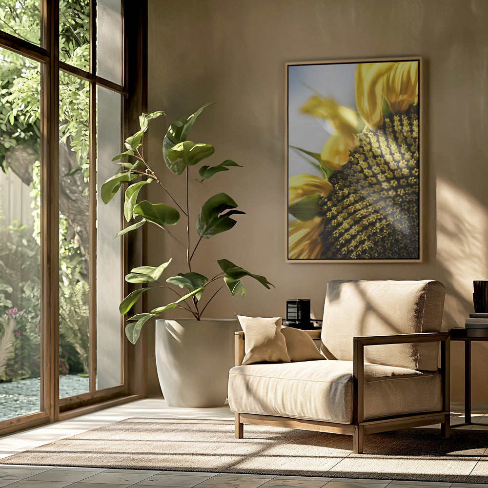 Zonnebloem close-up | Poster