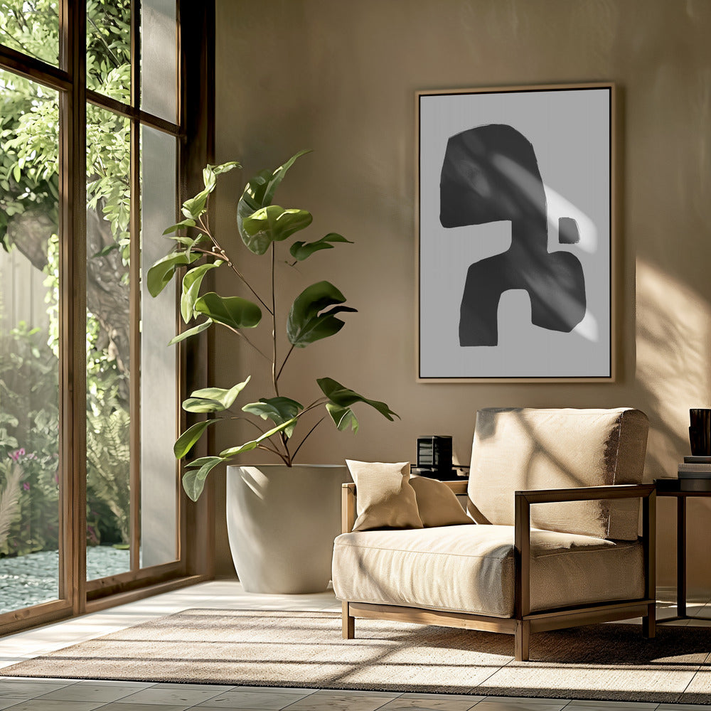 Monochroom silhouet | Poster
