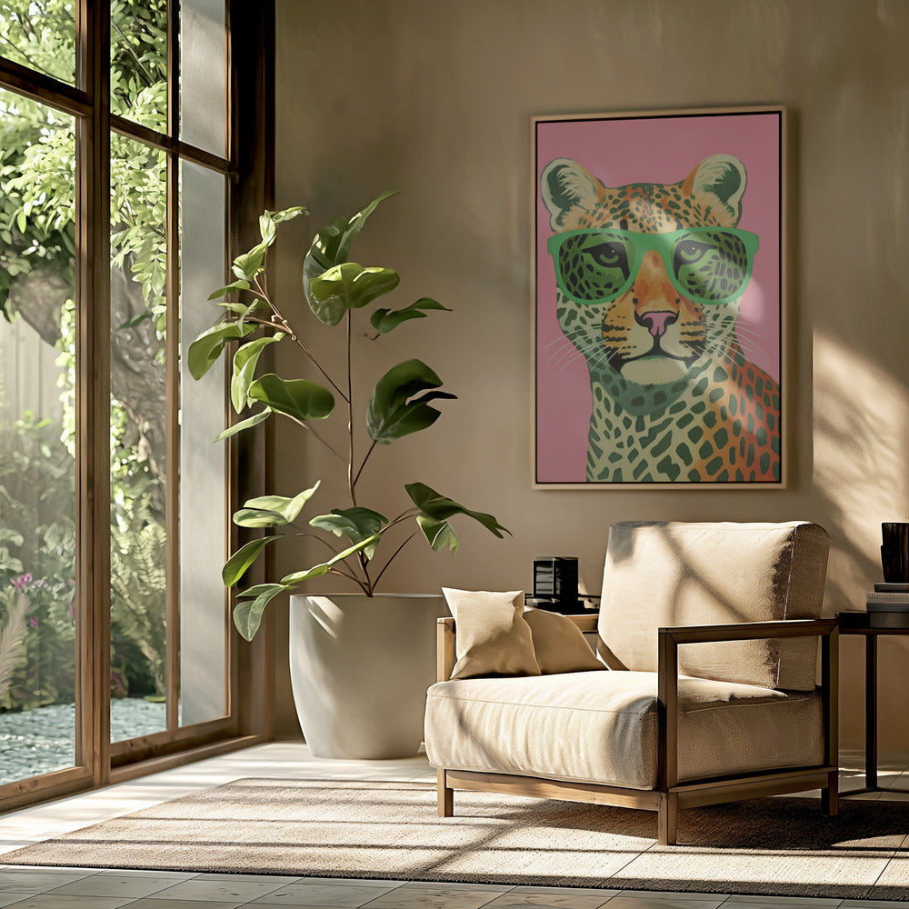 Cool kattenportret | Poster
