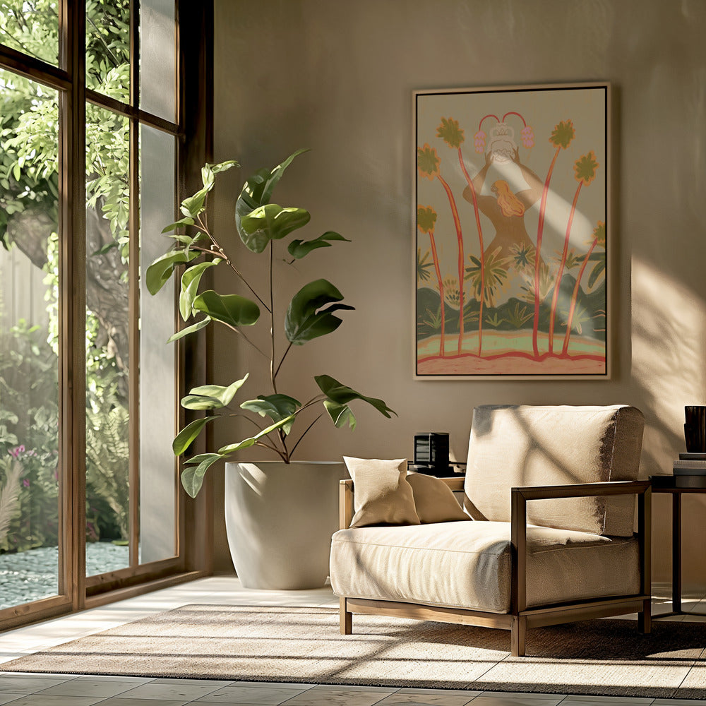 Achter de bomen | Poster