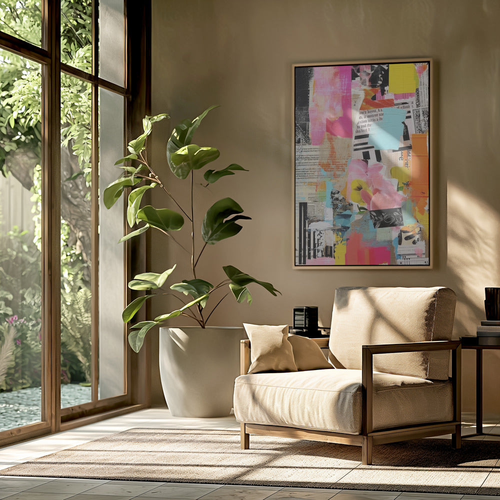 Urban Flower Collage | Poster