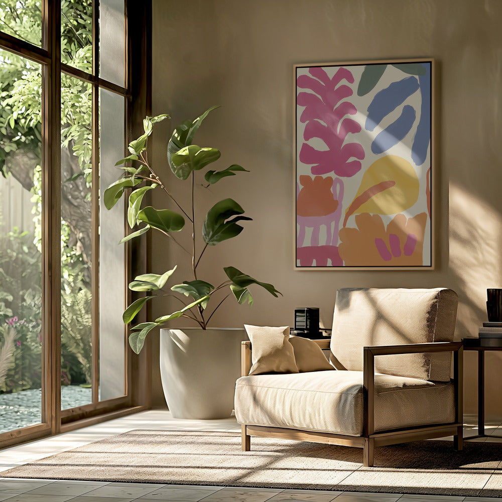 Bold Floral Dance | Poster