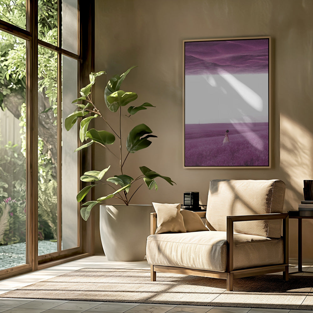Paarse velden | Poster