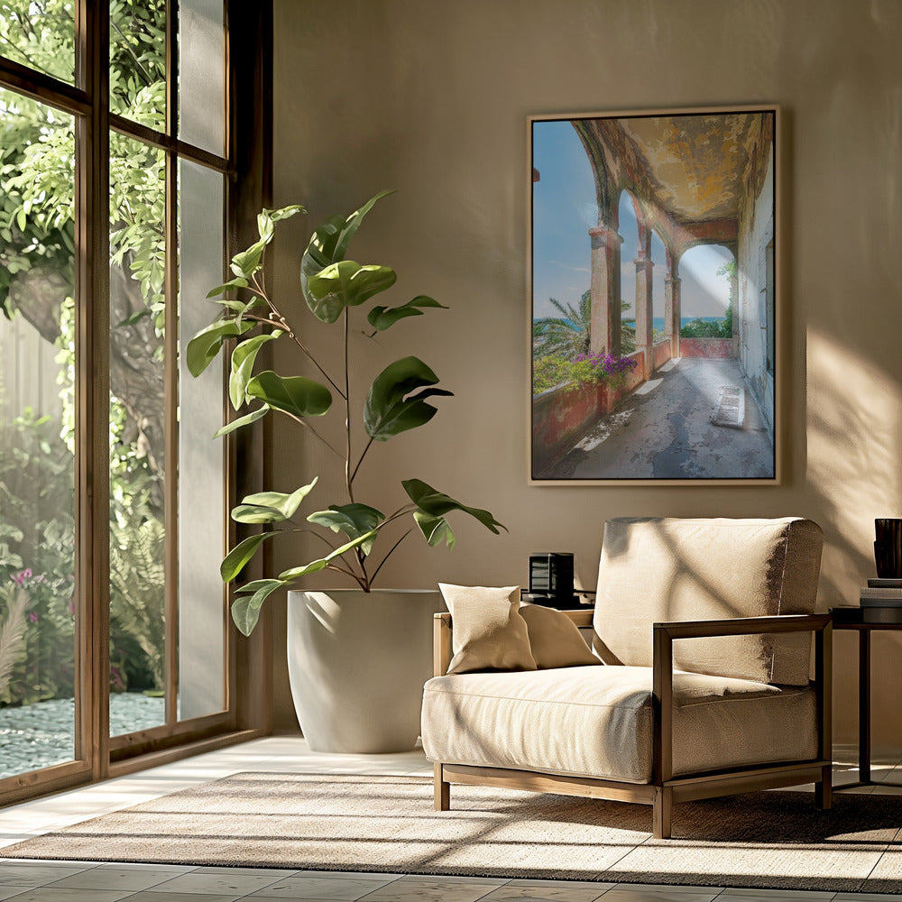 Tropisch balkon | Poster