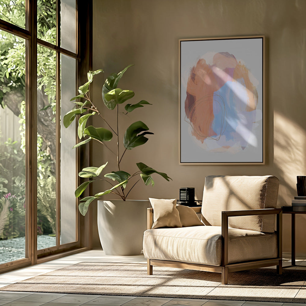 Abstract Brush Strokes 38Z | Poster