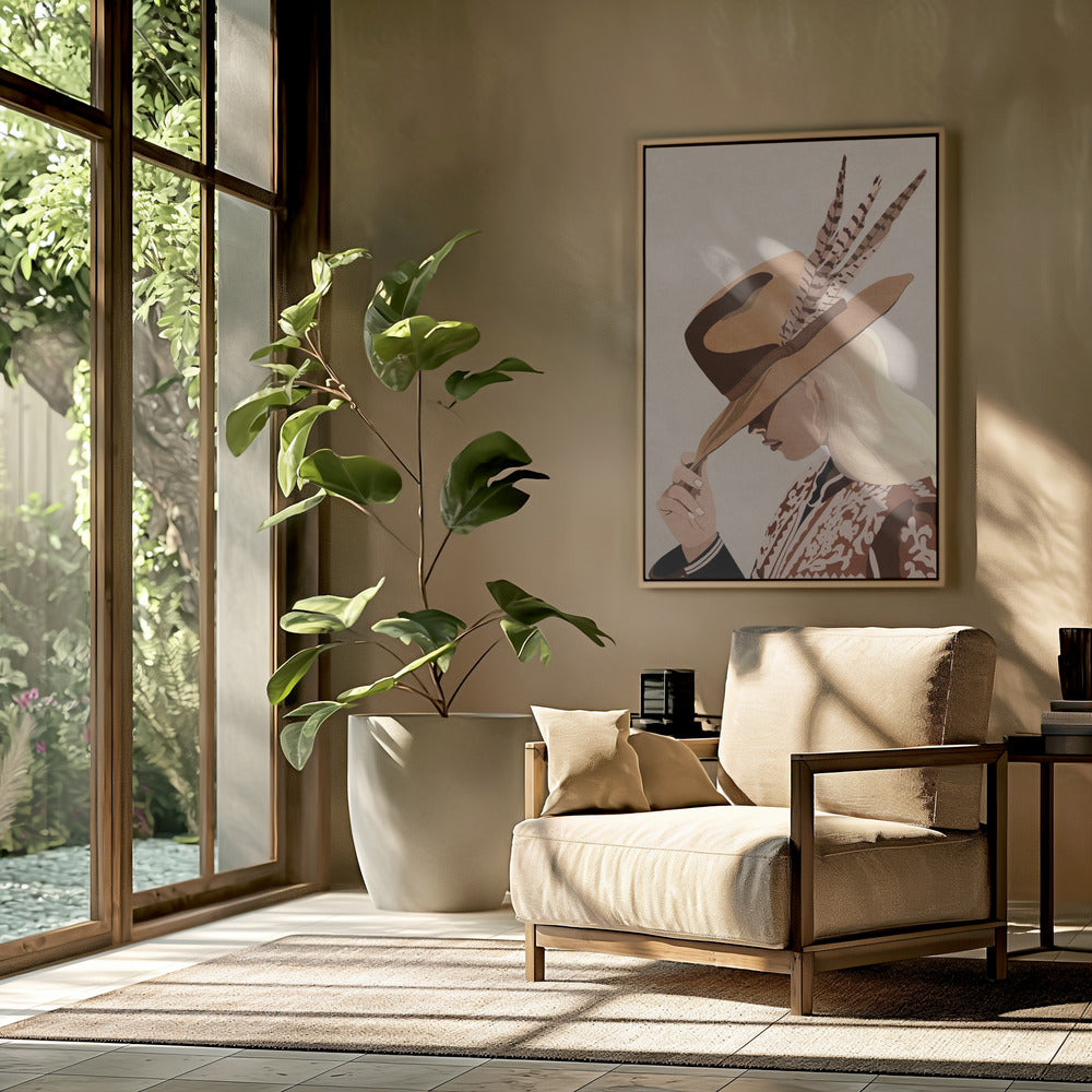 Feathered Elegance | Poster