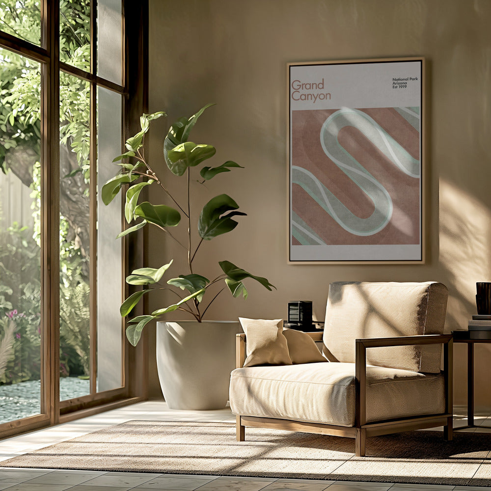 Canyon Wave Flow | Poster