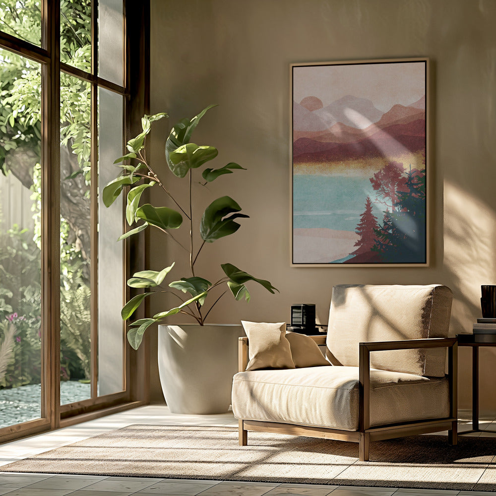Misty Mountain Dawn | Poster