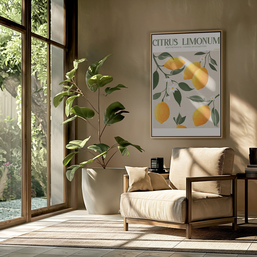 Gouden Citrus Delight | Poster