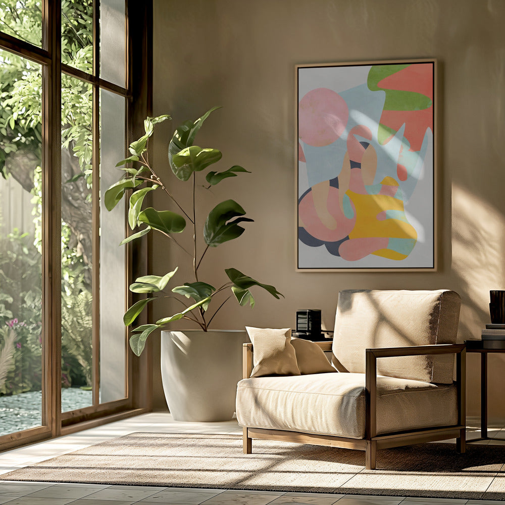 Pastel cut out | Poster
