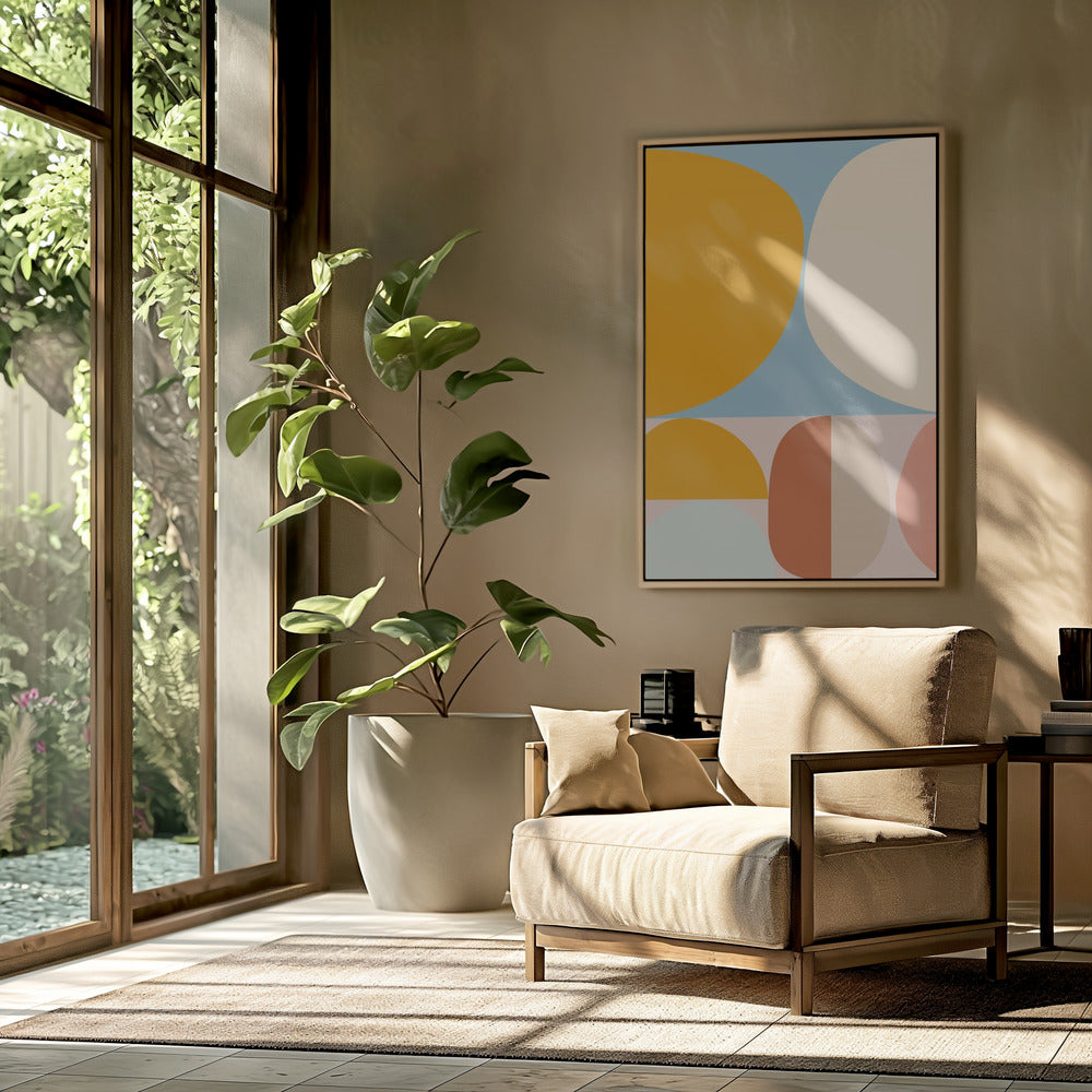 Mid-Century Pastel 15 | Poster