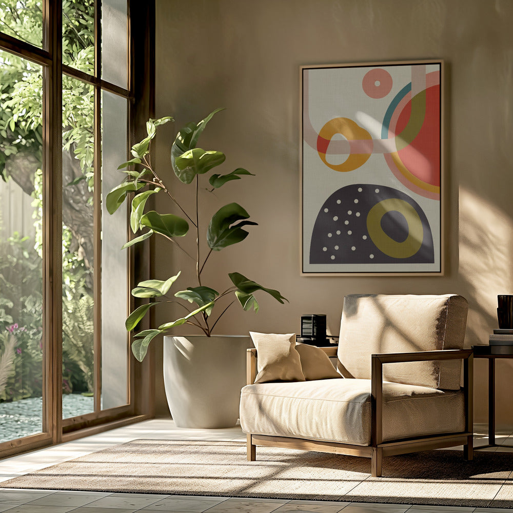 Kopie van Mid Century Cirque 4 | Poster