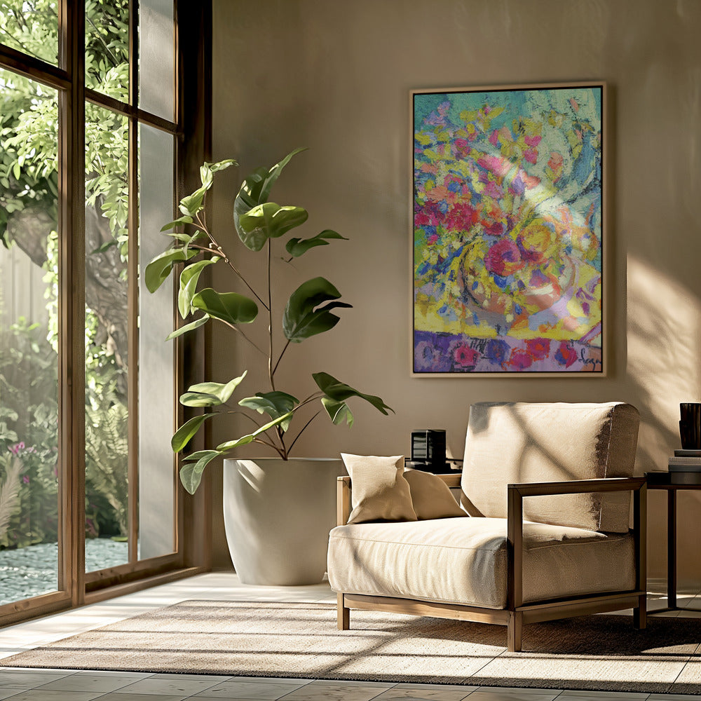 Stralende bloemenharmonie | Poster