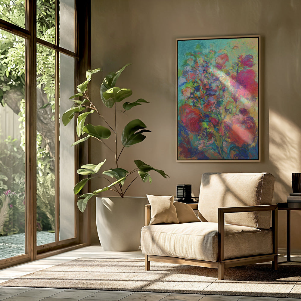 Levendige bloemendroom | Poster