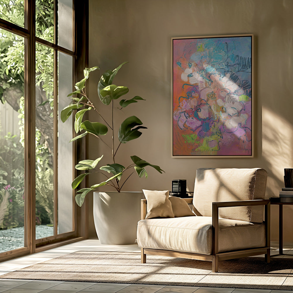 Bloemendroomlandschap | Poster