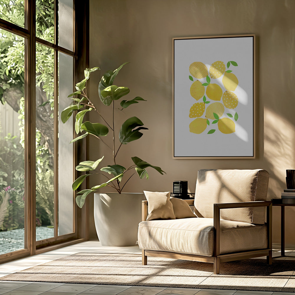 Citroenmenigte | Poster