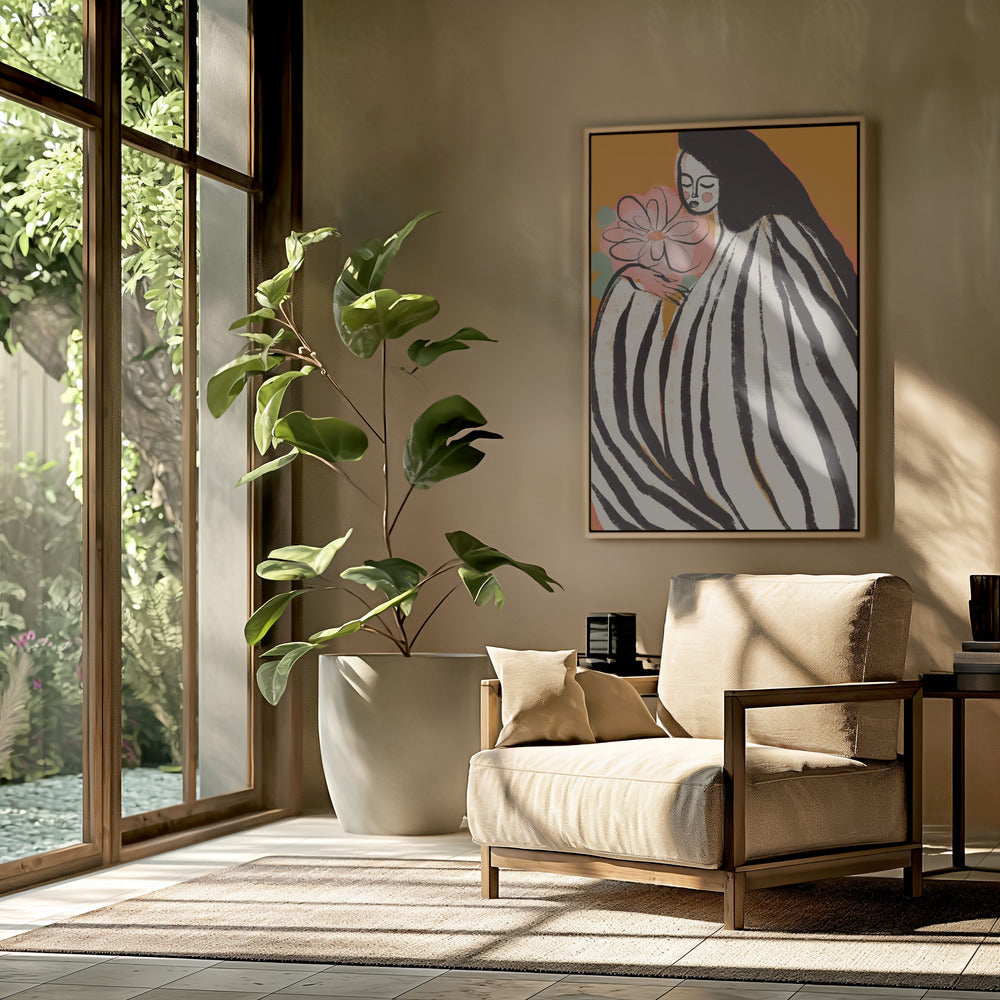 Gestreepte sereniteit | Poster