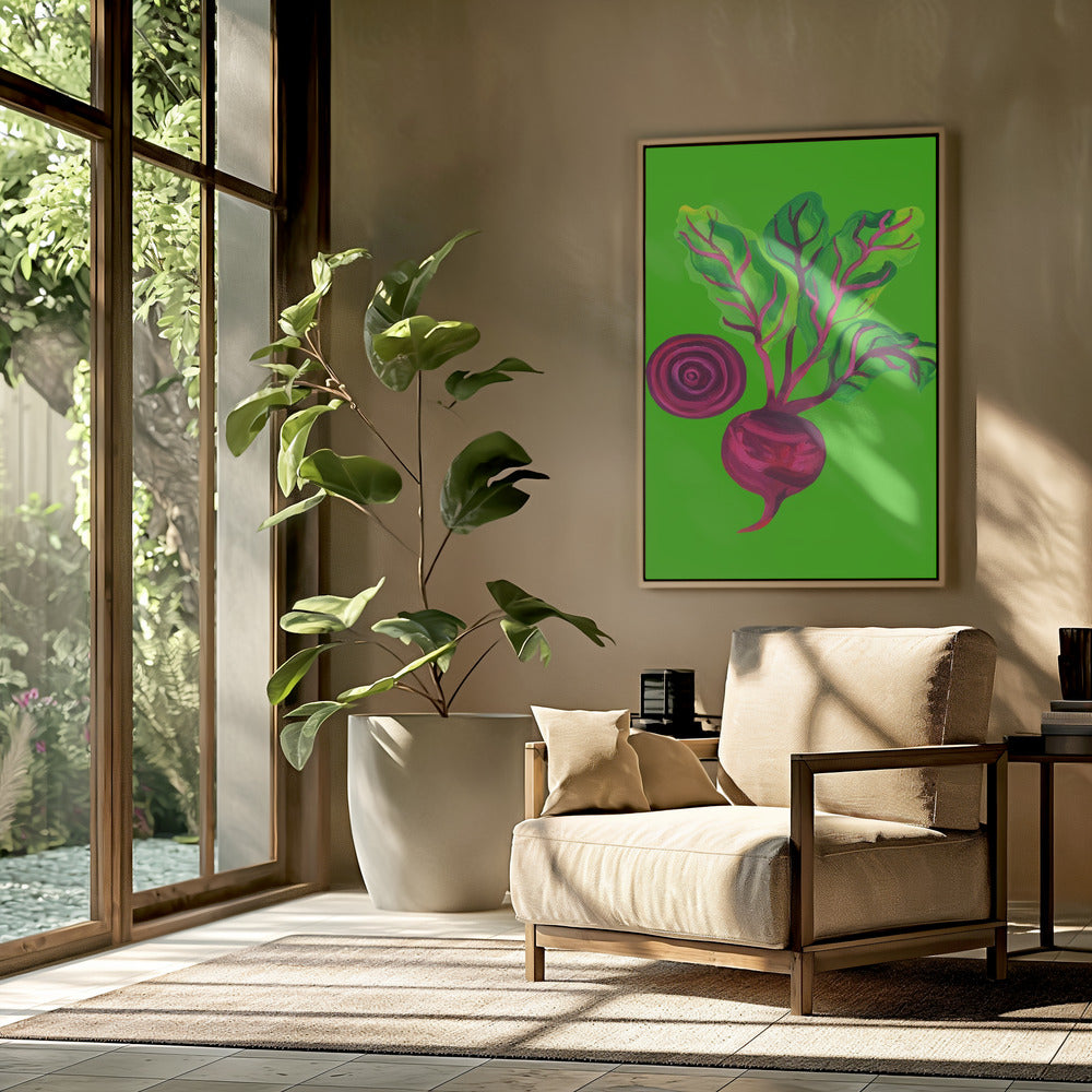 Bietenwerveling Groen | Poster