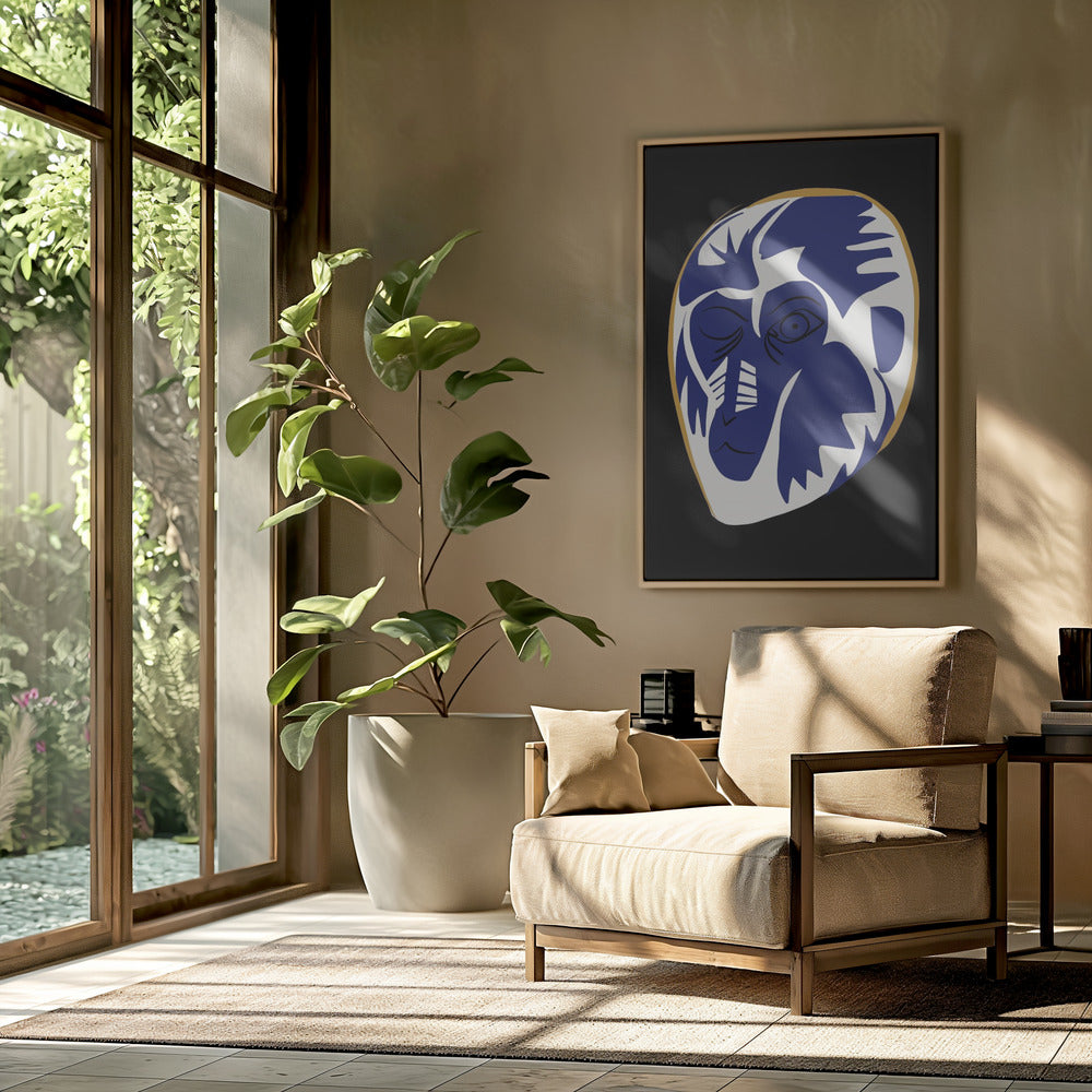 Abstracte maskerillusie | Poster