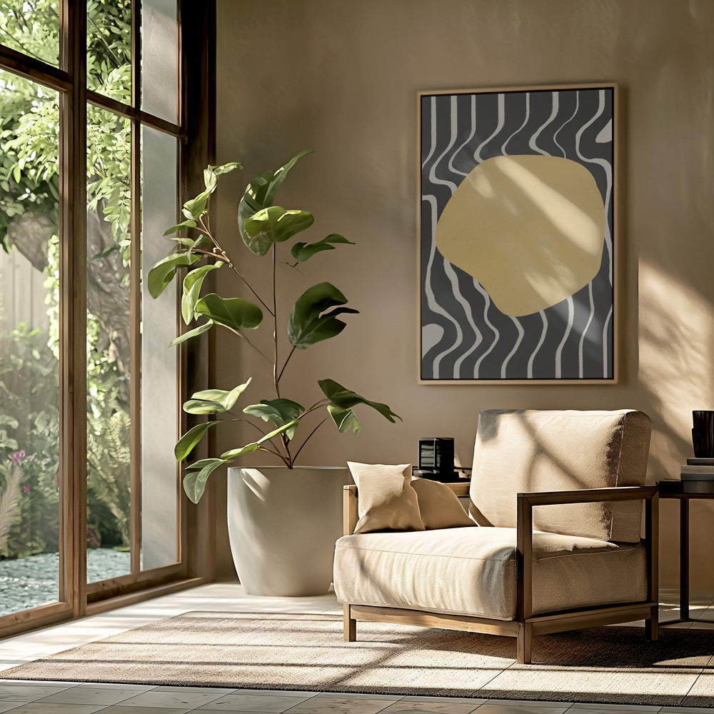Gouden Golf Harmonie | Poster