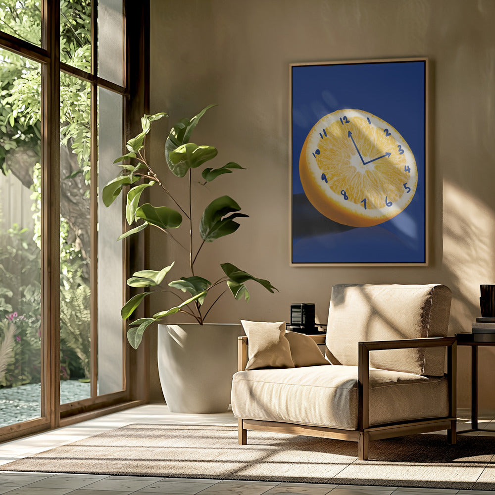 Citrus horloge | Poster