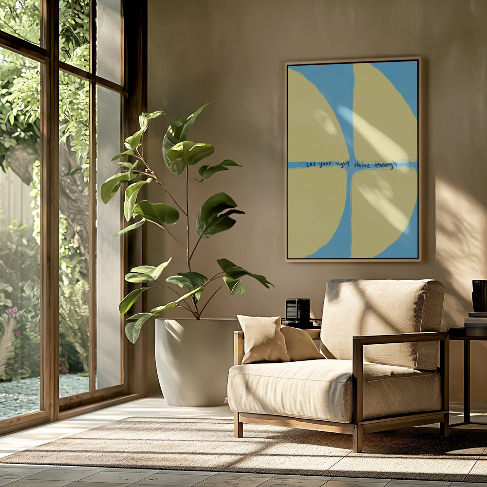 Stralend raam | Poster