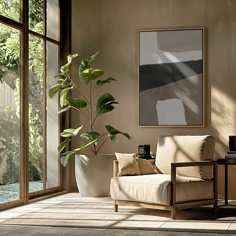 Aardse abstracties | Poster