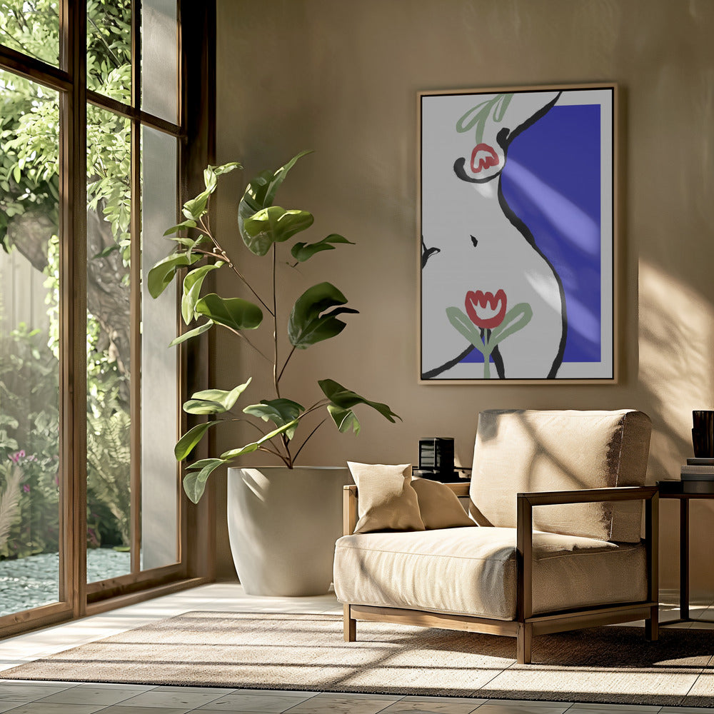 Bloeiend silhouet | Poster