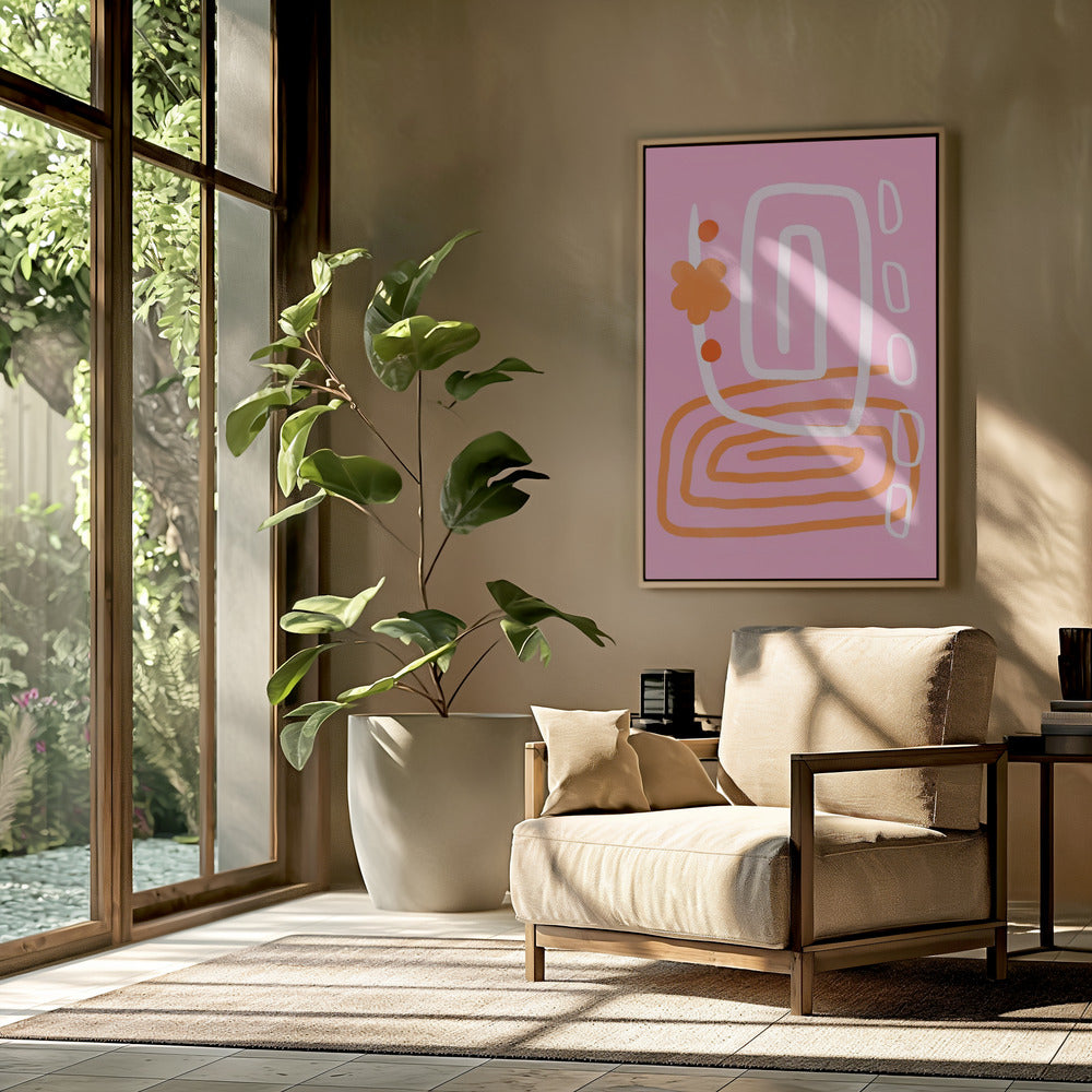 Spiral Bloomscape | Poster