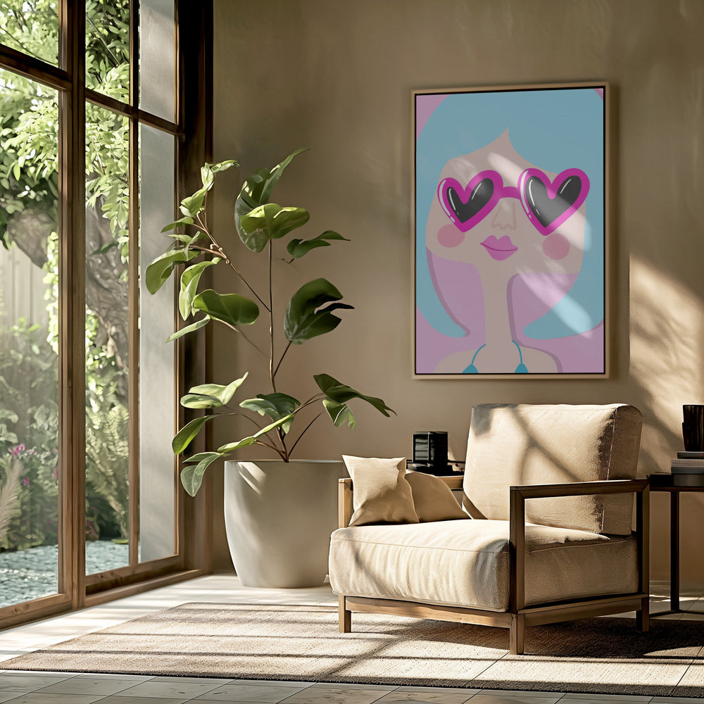 Heart Shades Smile | Poster