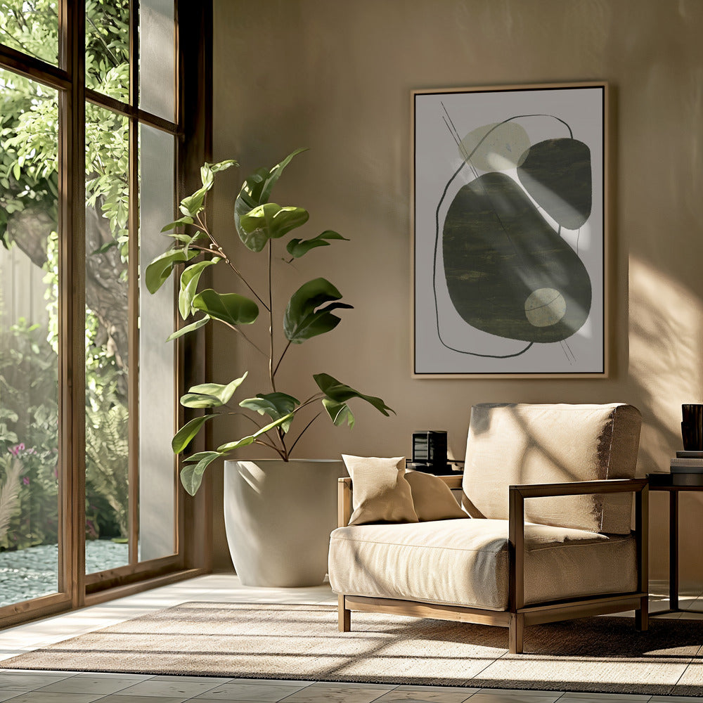 Aardse abstractie | Poster