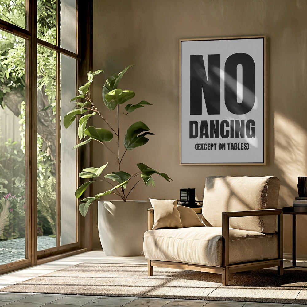 Alleen tafelbewegingen | Poster