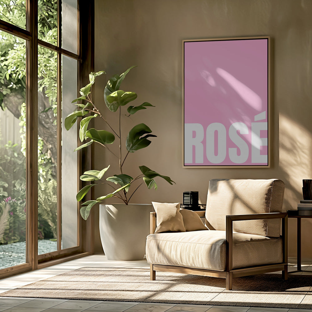 Roze Rosé Essence | Poster