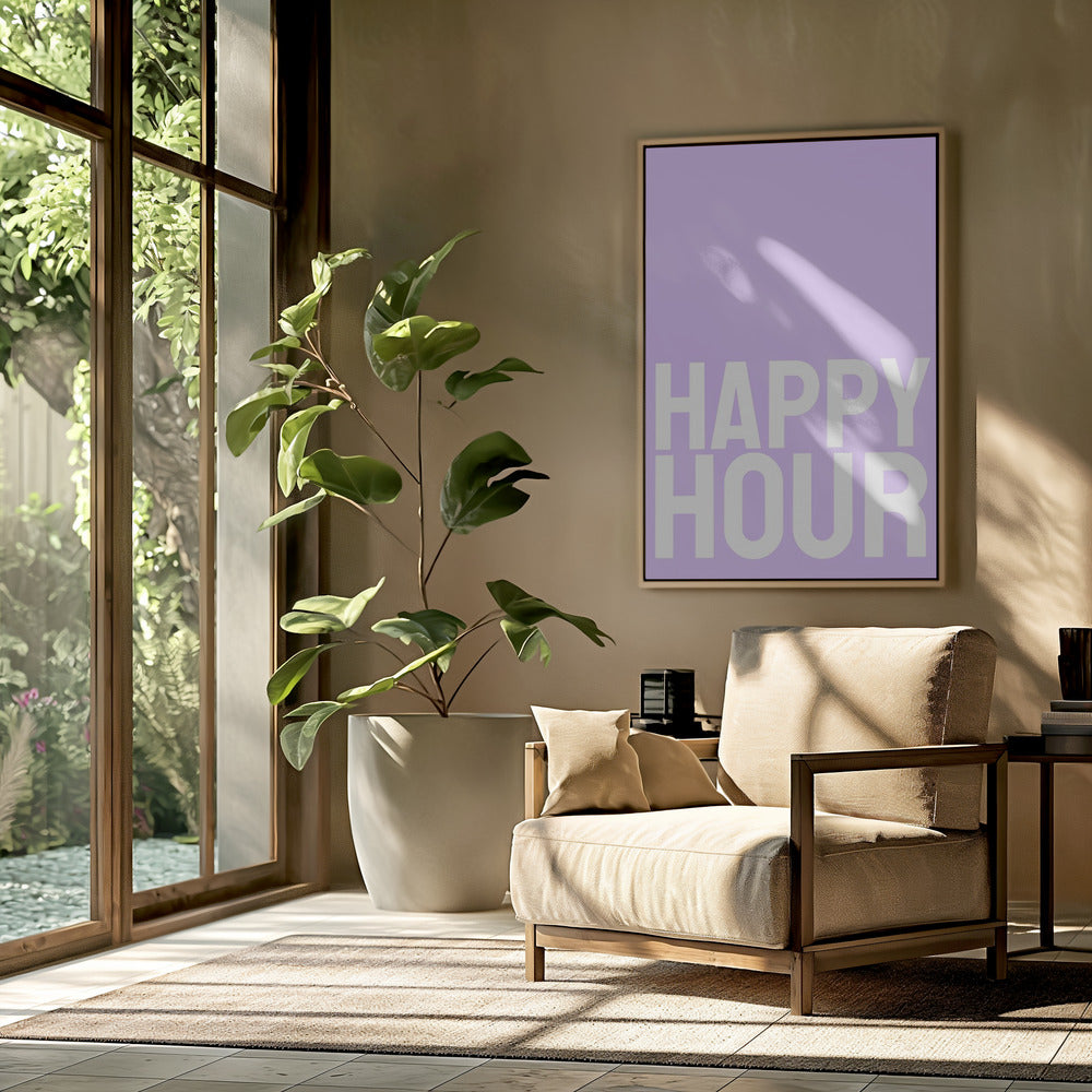 Cheerful Lavender Vibes | Poster