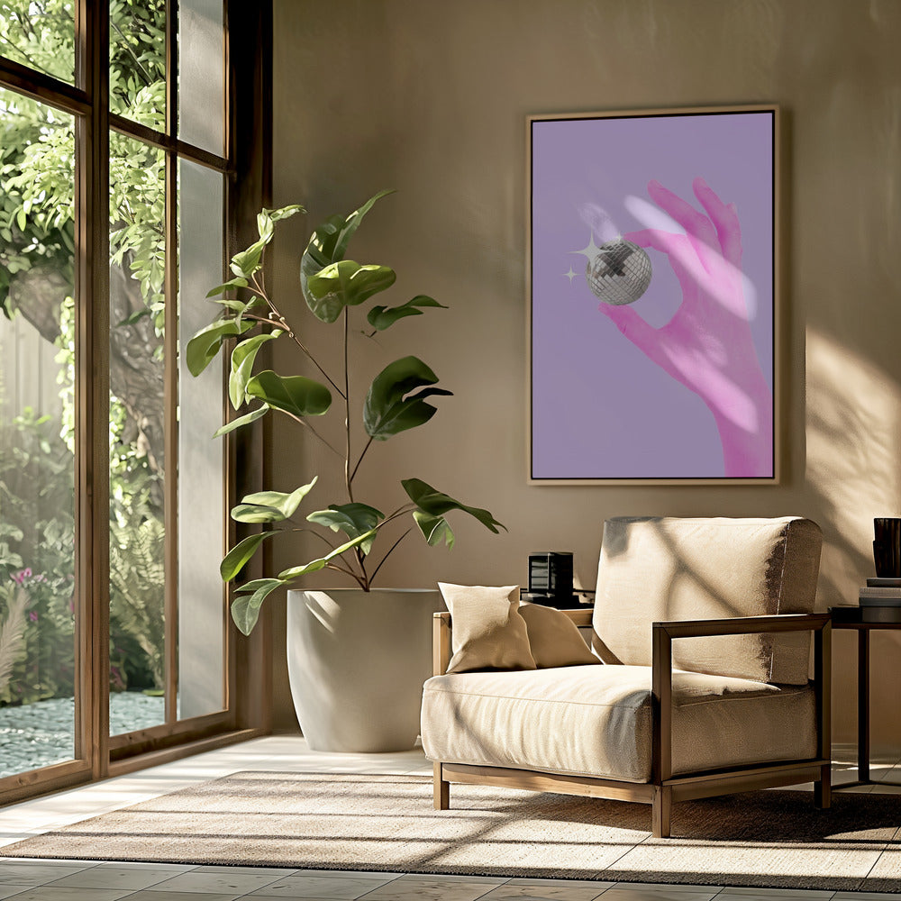 Pink Glow Sphere | Poster