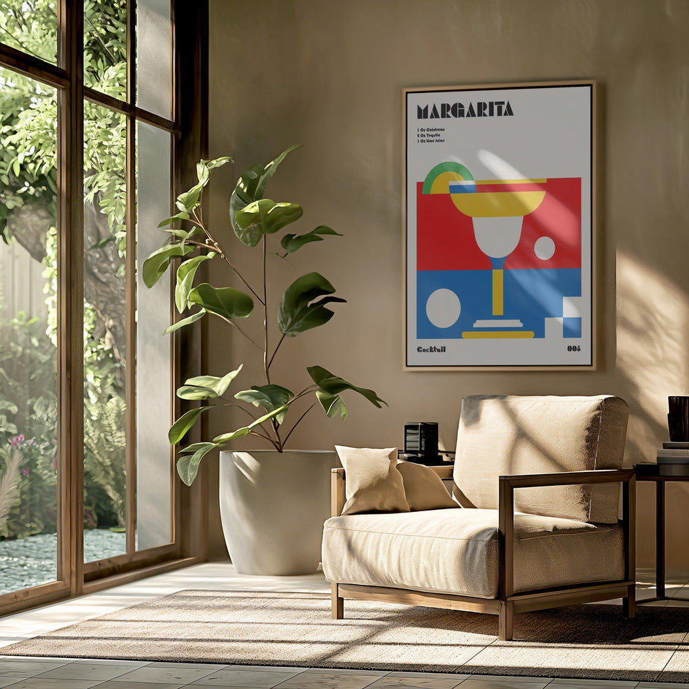 Margarita Bauhaus Cocktail | Poster