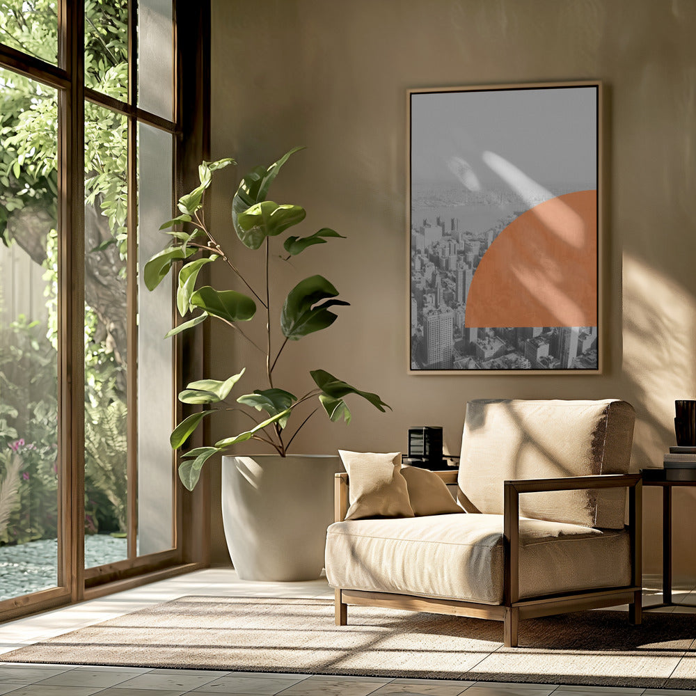Urban Sunset Hues | Poster