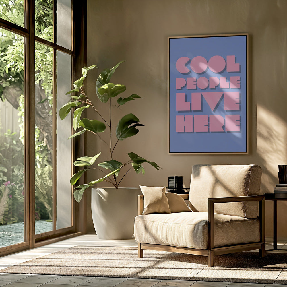 Alleen maar chille vibes | Poster