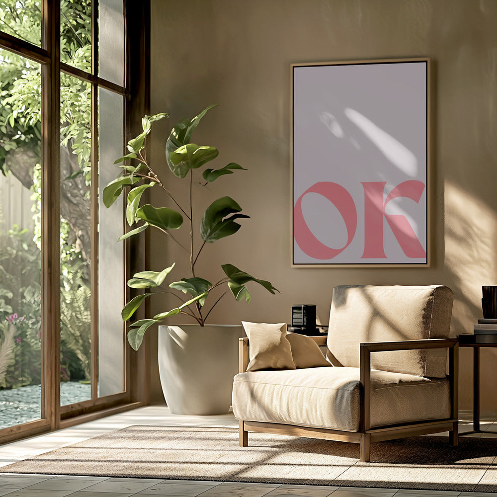 Gedurfd roze | Poster
