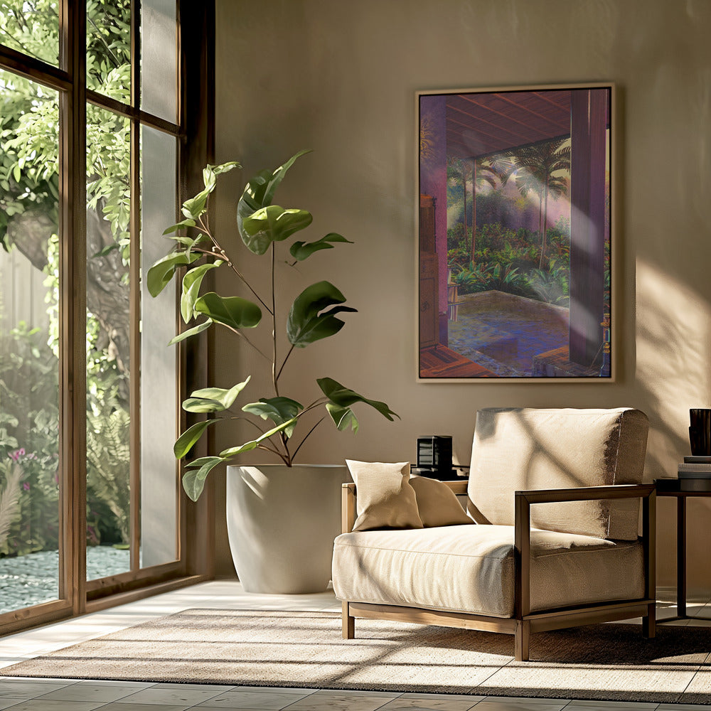 Regenwoud Infinity Pool Kunstdruk (a1) | Poster