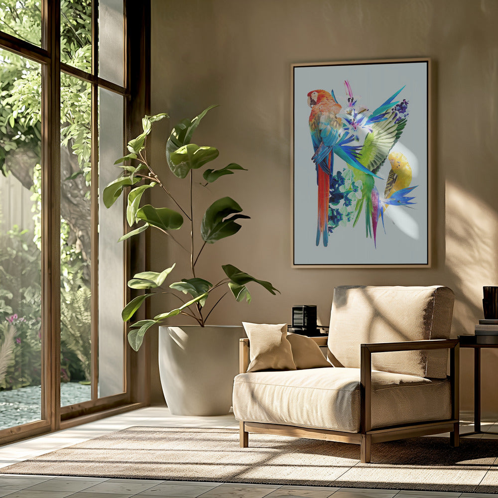 Paradijsvogels I | Poster