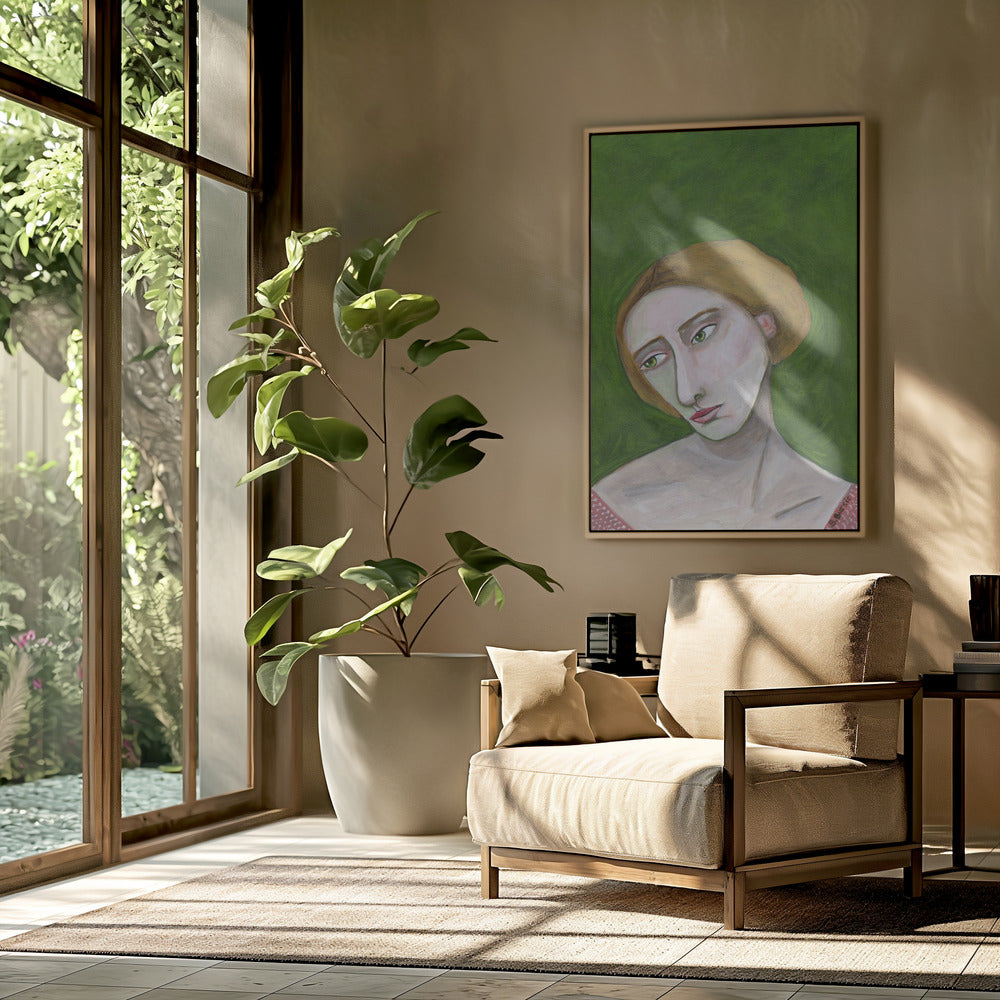 Lady looking down | Poster