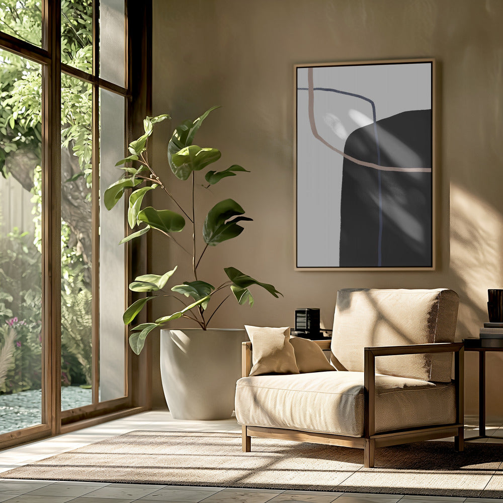 Curved Lines Harmony | Poster