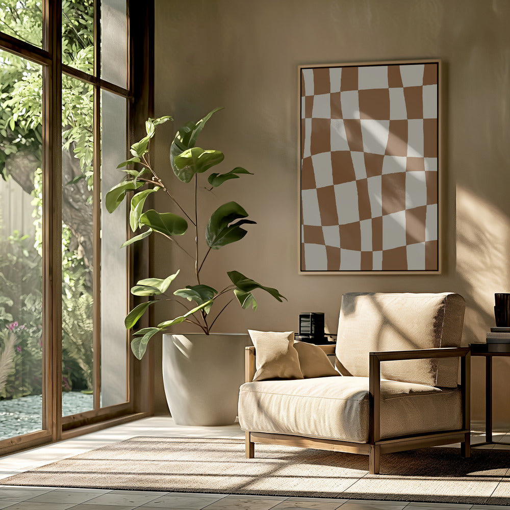 Minimal Checkerboard | Poster