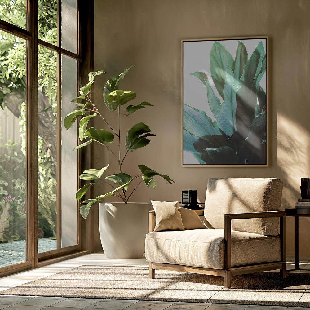 Groene bladeren | Poster