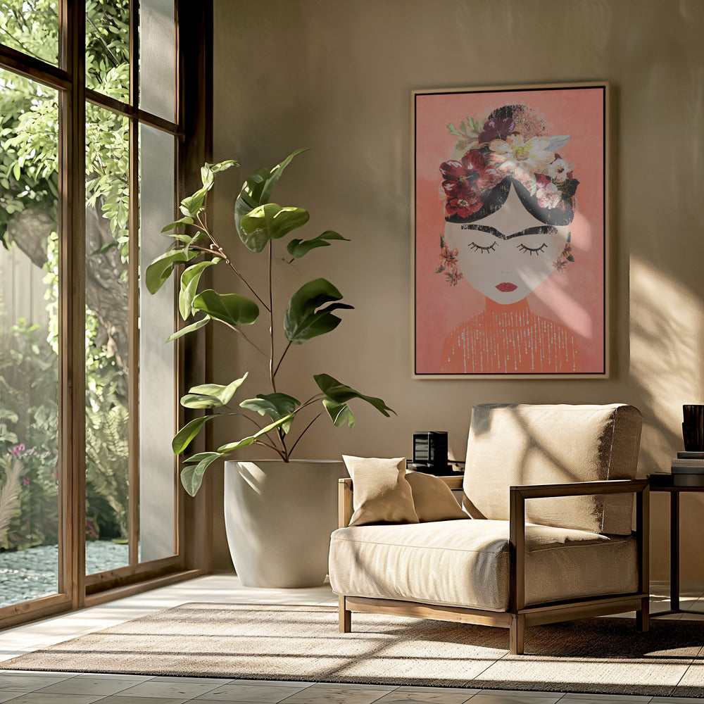 Frida (Perzik) | Poster