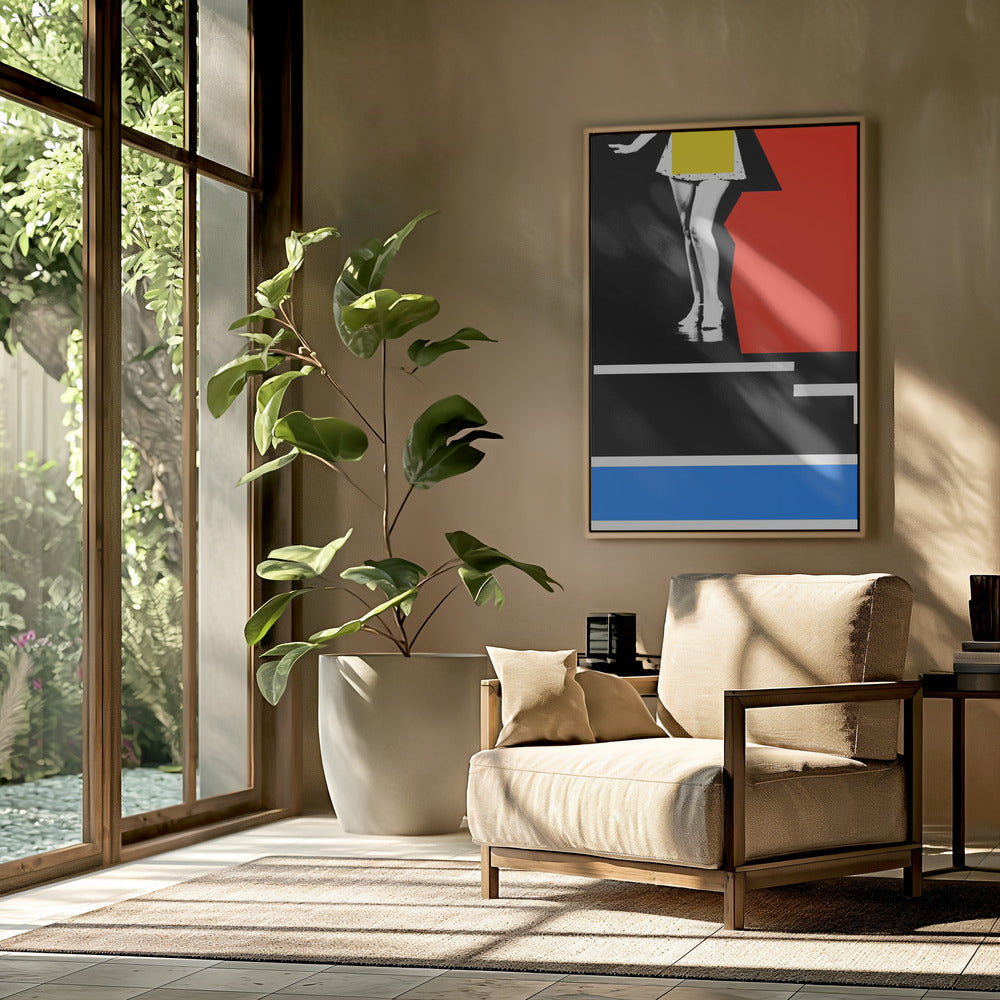 Fotocollage Dame nr. 2 | Poster
